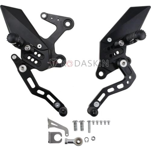 Kodaskin Footrest Aluminum Alloy Adjustable Rearset Foot Rest Foot pegs Motorcycle accessories for z400 Z 400 ninja 400 ninja400