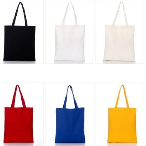 Blank Canvas Bag Creative Portable Advertising Bag Simple Portable Shopping Multifunctional Cotton Bag