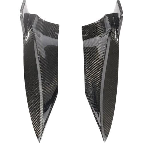 Car Real Carbon Fiber Rear Corners, Car Modified Rear Lip Protection for Tesla MODEL S 16-17