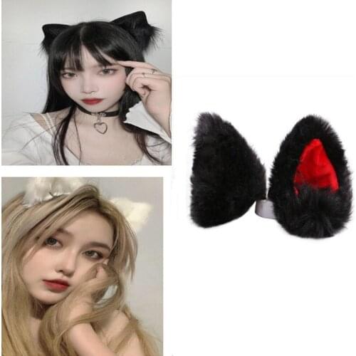 Lolita Headwear cosplay kawaii cat ears headband hair clip hair accessories hair ties bunny ears designer headband