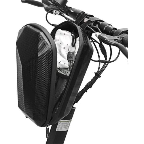 1 Pcs 4L EVA Hard Shell Cycling Bike Front Frame Head Carrying Pack Case Waterproof Electric Scooter Handlebar Storage Bag