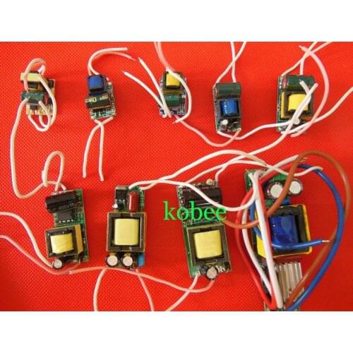 1W 3W 4W 5W 7W 9W 10W 12W 15W 18W 20W 30W Led Driver Lamp Power Supply Lighting Transformer AC 110V 220V Output 300mA