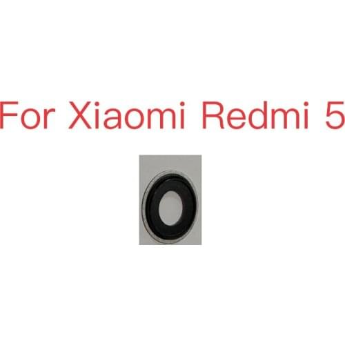 10pcs For Xiaomi Redmi 5 Back Rear camera frame cover Repair Spare Parts