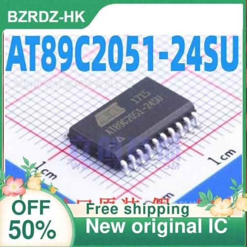 2-10PCS/lot AT89C2051 AT89C2051-24SU New original IC