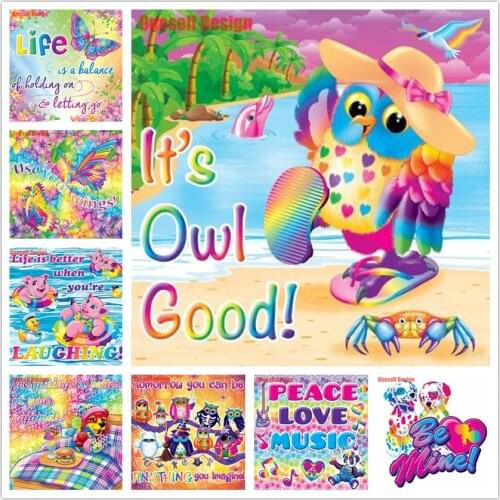 5d diamond painting full round/square colorful anime diamond mosaic sale colorful animals 5d diamond embroidery full set animal