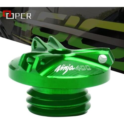 Aluminum Oil Filler Cap Plug cover For KAWASAKI NINJA 400 Ninja400 2018 Motorcycle Accessories