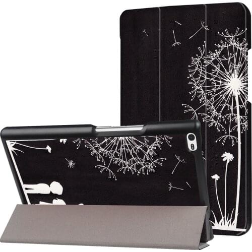 Case for Lenovo Tab 4 8 TB-8504F TB-8504N Cover Slim Painted Flip Stand PU Leather Case for Lenovo Tab4 Tab 4 8.0 Inch