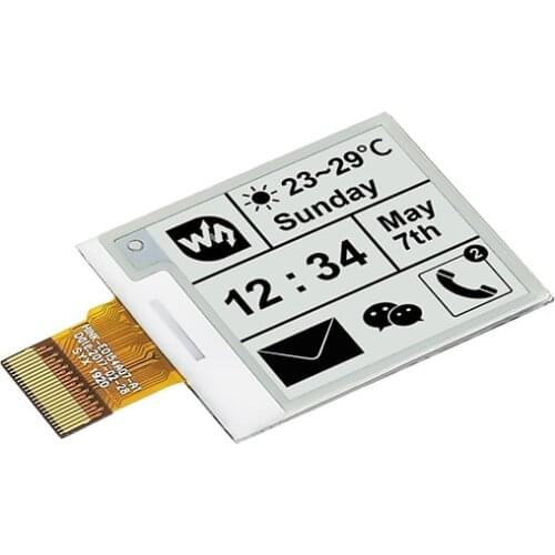 Raspberry Pie 1.54 "ink Screen, Bare Screen, Two-color E-paper, Local Refresh