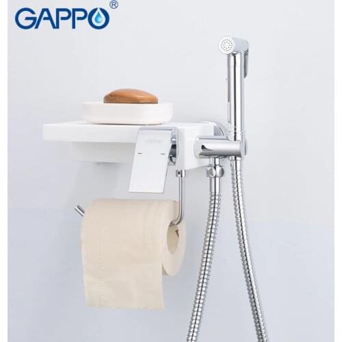GAPPO bidet faucets shower sprayer bidet toilet faucet bidet multifunctional bidet toilet water taps for bathroom shelf holder