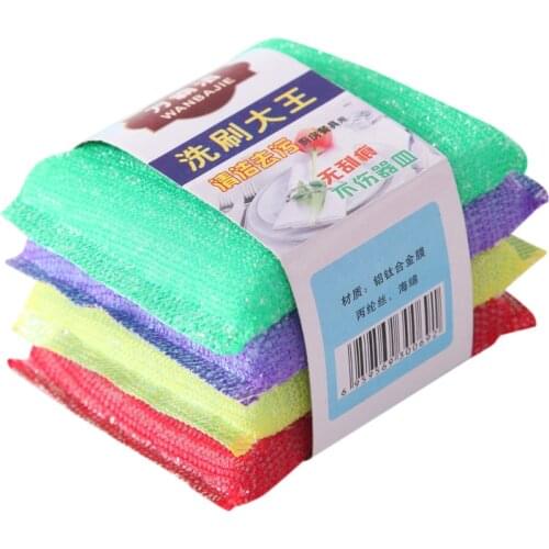 Kitchen Dishwashing Sponge Household Scouring Pad Pot Pan Cleaning Sponge Kitchen Cleaning Cloths Dishwashing Accessories