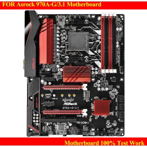 Used for Asrock 970A-G/3.1 Motherboard Supports 9590 fx/AM3+/ Dual Card Crossfire M.2