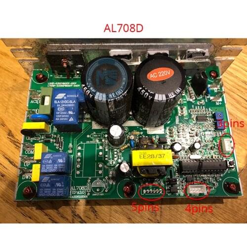 Treadmill motor controller AL708D circuit card lower control board for general treadmill