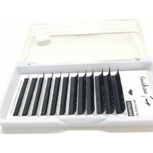 L Curl Silk Individual lash Flat Lashes Extensions Factory Supplied large Stock Immediate Shipping Mix length All Size We Offer