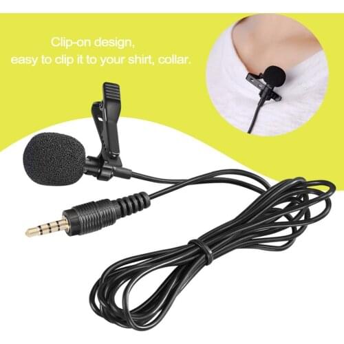 Mini Mic Microphone Case For Iphone Smartphone Recording Pc Clip-On Support Microphone Answering Phone