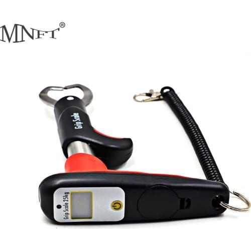 MNFT Fish Mouth Clip Fishing Ttools Fish Mouth Position Fish Clamp Portable Fish Control Jaws With Electronic Digital Scale