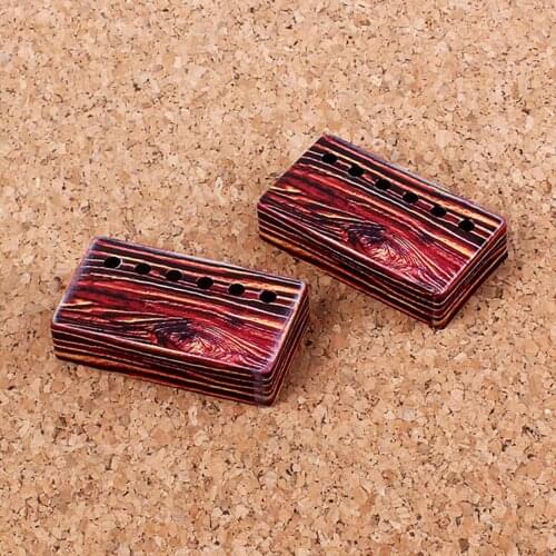 2 Pieces Guitar Parts Set Pickup Cover Replacement Parts Electric Guitar Pickup Cover