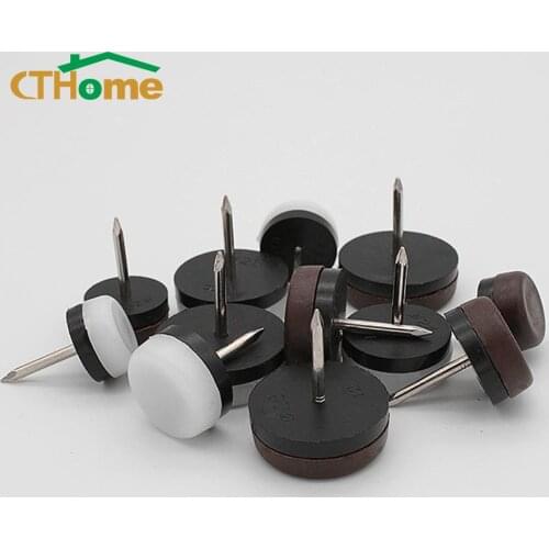 Nylon Belt Cushion Anchor Nail Legs for Furniture mat Cabinet Table Chair Antiskid Heightening Sofa Foot Floor Protection Pad