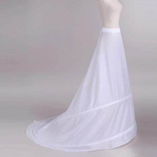 New Arrival Mermaid White Wedding Petticoat High Quality Bridal Accssories Crinoline Underskirt Jupon cerceau mariage