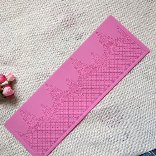 New Baroque Style Curtains Veil Style Lace Mould Cakes Around Edge Decoration Tool Wedding Cake Decoration