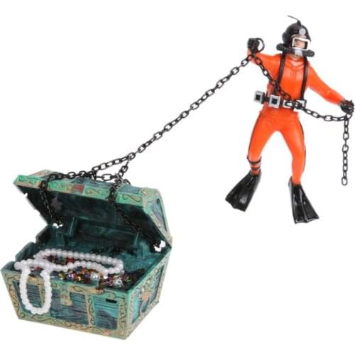 Treasure Hunter Diver Figure Action Fish Diver Tank Ornament Aquarium Decor fish tank Landscape aquarium decoration