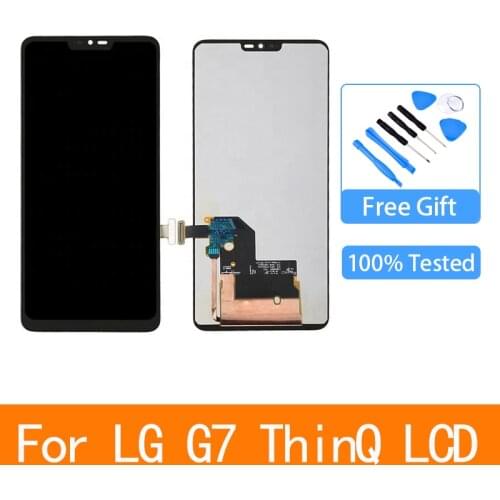 6.1”ORIGINAL For LG G7 ThinQ LCD Touch Screen Digitizer Assembly For LG G7 G710EMW Display with Frame Replacement