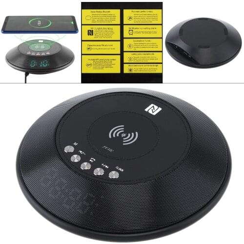 Portable Wireless Speaker TF Card with Digital Screen Display Plug-in Speaker And Stereo Sound for Shower Outdoors