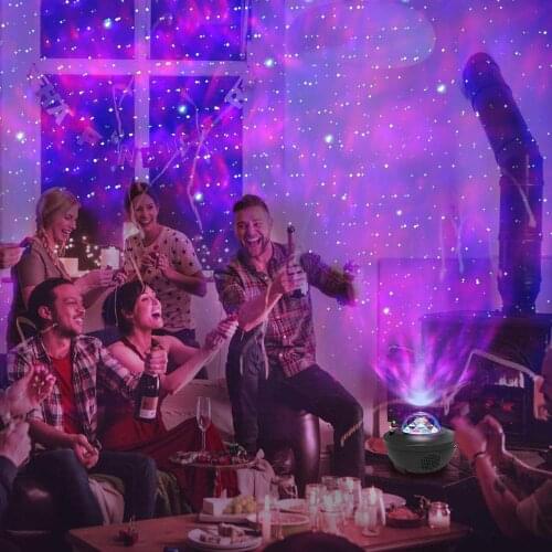 Ceiling galaxy projector speaker Lamp Sky Led night light starry Projection color Blueteeth USB Voice Control Music Player gift