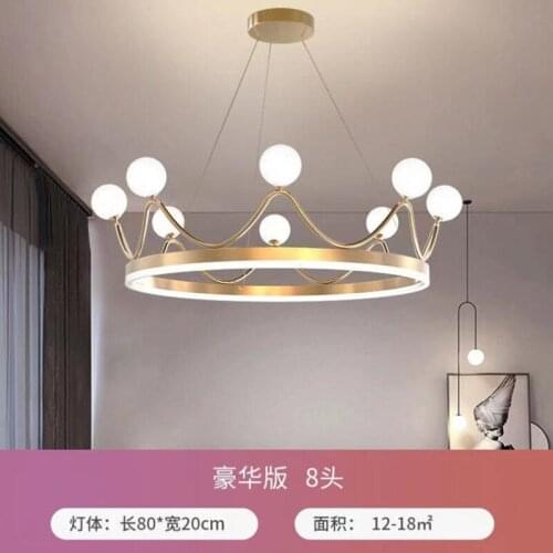 New Modern Luxury LED Ceiling Chandelier Lighting With Crown Design For Living Room Bedroom Kids Lamp 220V /110V