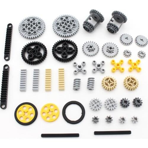 Technical MOC Parts Bricks Pin Liftarm Studless Beam Axle Connector Panel Gear Car Toy Mindstorm Compatible Building Blocks Toys