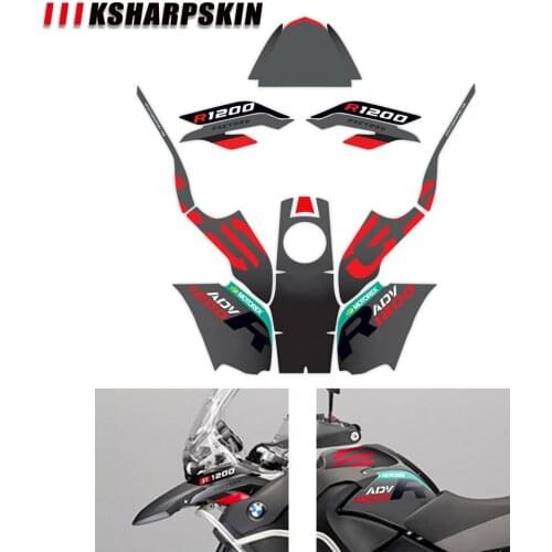 Motorcycle Whole Body Waterproof Stickers Printing Decorative Sticker Accessories For BMW R1200GS ADV 2008-2012 R1200 GS