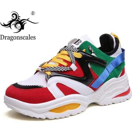Women Vulcanize Shoes Increasing 6CM INS Ulzza Harajuku Sneakers Cushioning Height Platform Breathable Wave Walking Sports Shoes