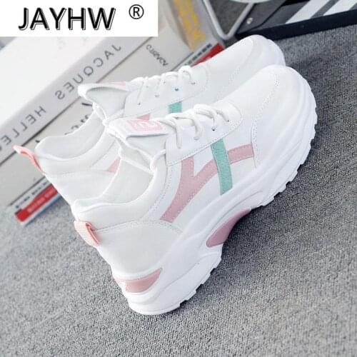 Women Sneakers 2020 Fashion Casual Shoes Woman Comfortable Breathable White Flats Female Platform Sneaker Zapatos Rojos Mujer