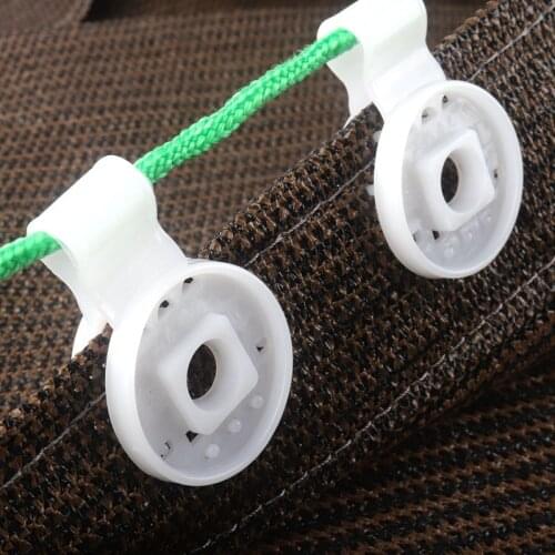 2~100pcs White Sunshade Net Clip Agriculture Greenhouse Film Shade Cloth Fast Install Clips Garden Netting Fix Clip
