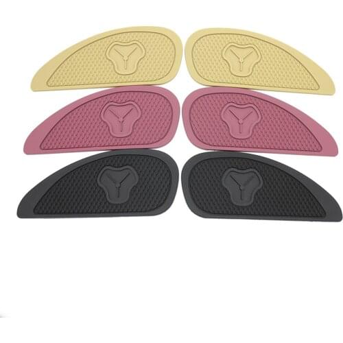 2pcs Motorcycle Anti Slip Tank Pad Side Gas Sheath Knee Grip Traction Pads Protector Sticker For Kawasaki Yamaha Suzuki
