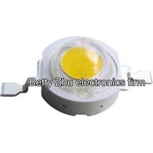 50PCS/LOT LED 3W power 45 chip lamp beads warm white 3000-3200K 180-200LM LED DIY ball steep light fittings