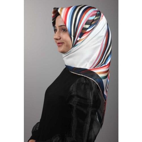 ARMİNE PATTERNED TWİLL SCARF 1005P - RENK-02