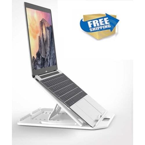 Free shipping DL-LPM-012 adjustable folding tilt laptop desktop stand Bracket notebook Table pad holder with cooling hole