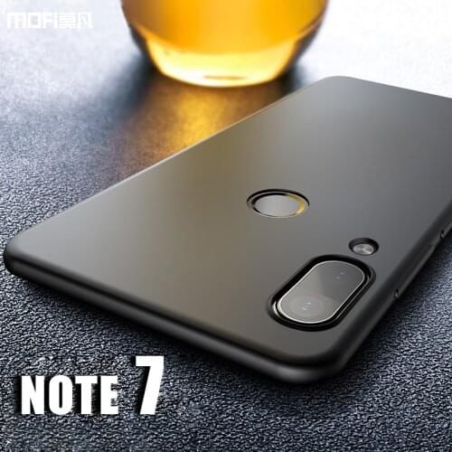 For xiaomi redmi note 7 Case cover MOFI redmi note 7 global PC hard back cover case for redmi note7 Full Cover frosted case