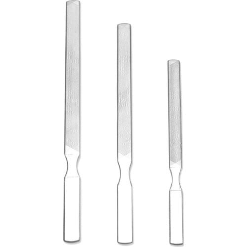 Double Side Stainless Steel Pedicure file toe Care Nail File Buffer Grinding Cuticle Pusher Polish Acrylic Gel Manicure Tool