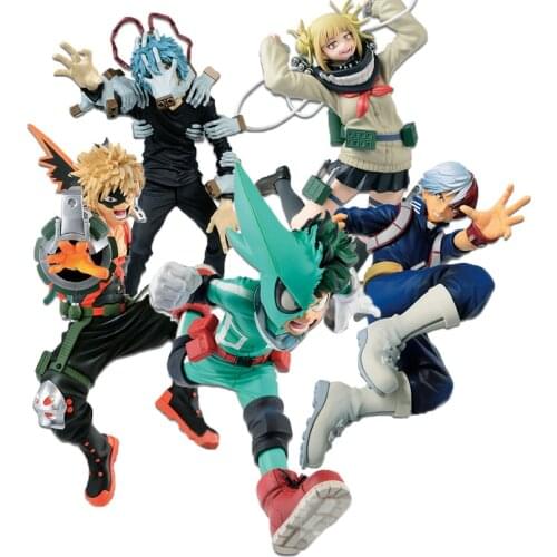 All Series Anime My Hero Academia Figure Smack Izuku Midoriya Shouto Todoroki Katsuki Boku Amazing Heros PVC Action Figure Toys