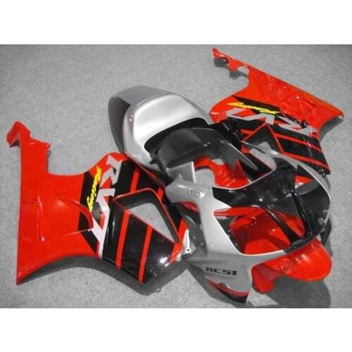 Custom Fairing kit for HONDA VTR1000 SP1 00 01 02 03 VTR VFR 1000 2000 2001 2003 ABS red silver black Fairings set+7gifts HZ10