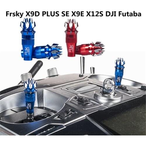 RJX M3 M4 CNC 3D Lotus Style Gimbal Stick Ends for Frsky Taranis X9D M7 M9 QX7 Futaba JR RC Remote Controller Transmitter Parts