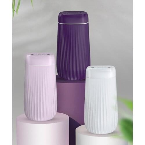 Creative Humidifier Doublehole Spray Desktop Office Home 1L Rechargeable Ultrasonic Silent Fog with Light Double Hole Nano Spray