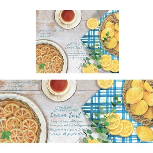 PVC Kitchen Mat Waterproof Oil Proof Kitchen Floor Rug Kitchen Carpet Non-slip Doormat Tapete Para Sala