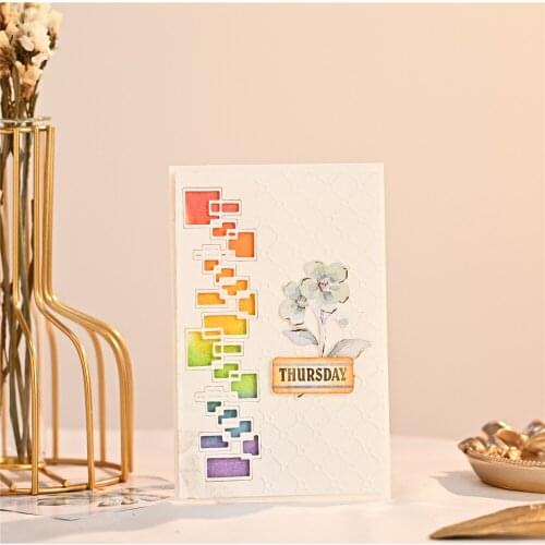 Craft metal cutting dies cut die mold Various shapes hanging chain Scrapbook paper craft knife mould blade punch stencils New