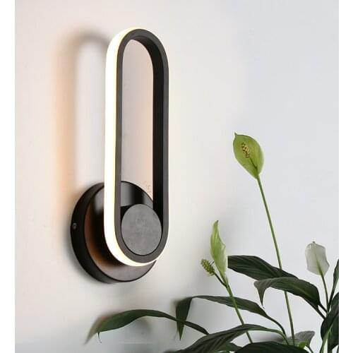 Minimalist Led Wall Lamp modern Bedside Home Deco led Lamp Creative Personality Living Room Wall Light Mirror Lights