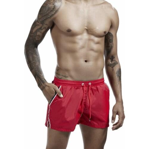 Mens Surf Beach Pants European And American Fashion Swimming Trunks New Style Hot Spring Swimsuit Quick-Drying Sports Pants