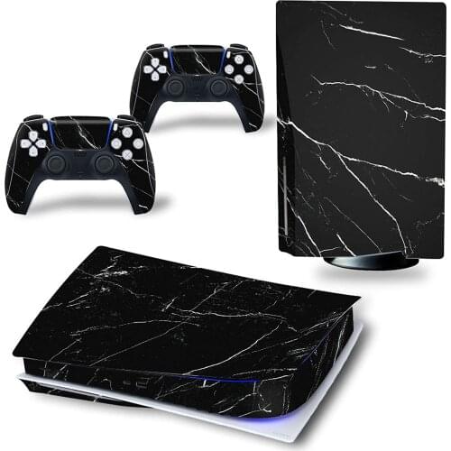 Crack PS5 Disc Edition Skin Sticker for Playstation 5 Console & 2 Controllers Decal Vinyl Protective Skins Style 1