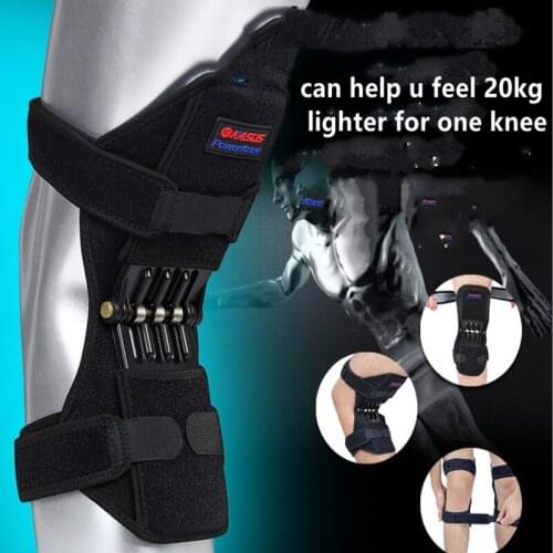 Joint Support Knee Pads Breathable Non-slip Lift Knee Pads Powerful Rebound Spring Force Knee Booster