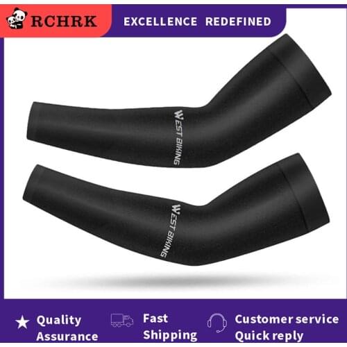 Cycling Arm Warmers UV Protection Basketball Running Arm Sleeves Bicycle Arm Warmers Summer Outdoor Sport Sleeves Universal Hot
